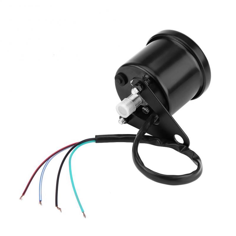 Đa Năng Xe Máy LED Kỹ Thuật Số Đồng Hồ Tốc Độ Máy Đo Tốc Độ Đồng Hồ Đo Mức Dầu Đồng Hồ Đen