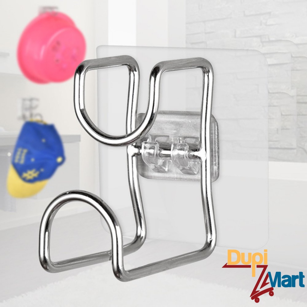 Móc Dán Inox Treo Thau Chậu, Rổ , Khăn , Quần Áo , Đồ Dùng Phòng Tắm ...