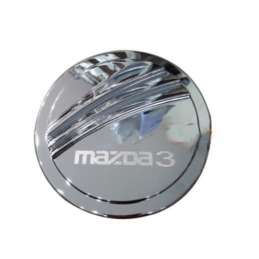 Ốp nắp bình xăng xe Mazda 3 đời 2016 -2025 mạ crom cao cấp, sáng bóng