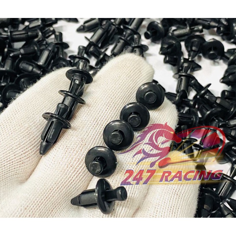 10 Ốc bấm nhựa gắn dàn áo 6li gắn xe máy Winner,Exciter,Cbr,Sonic.... chất liệu nhựa ABS