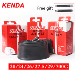 Kenda Ống Bên Trong Lốp Schrader Presta CHO Xe Đạp MTB 20 24 26 29 27.5 700C Cao Su Đường Bộ Xe Đạp Bên Trong Ống Lốp