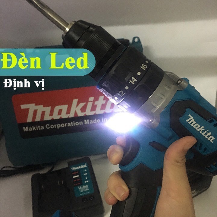 [HOT] Thân máy khoan pin ma.ki.ta đầu 13 động cơ dây đồng 100%