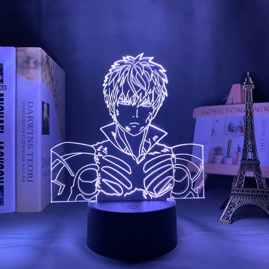 HK1 Anime One Punch Man Saitama Hình Led Đèn Ngủ Để Trang Trí Nhà Cửa Đèn Ngủ Mát Manga KH1