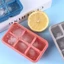 Set 2 Khay làm đá mini 6 ngăn silicon có nắp đậy tiện dụng