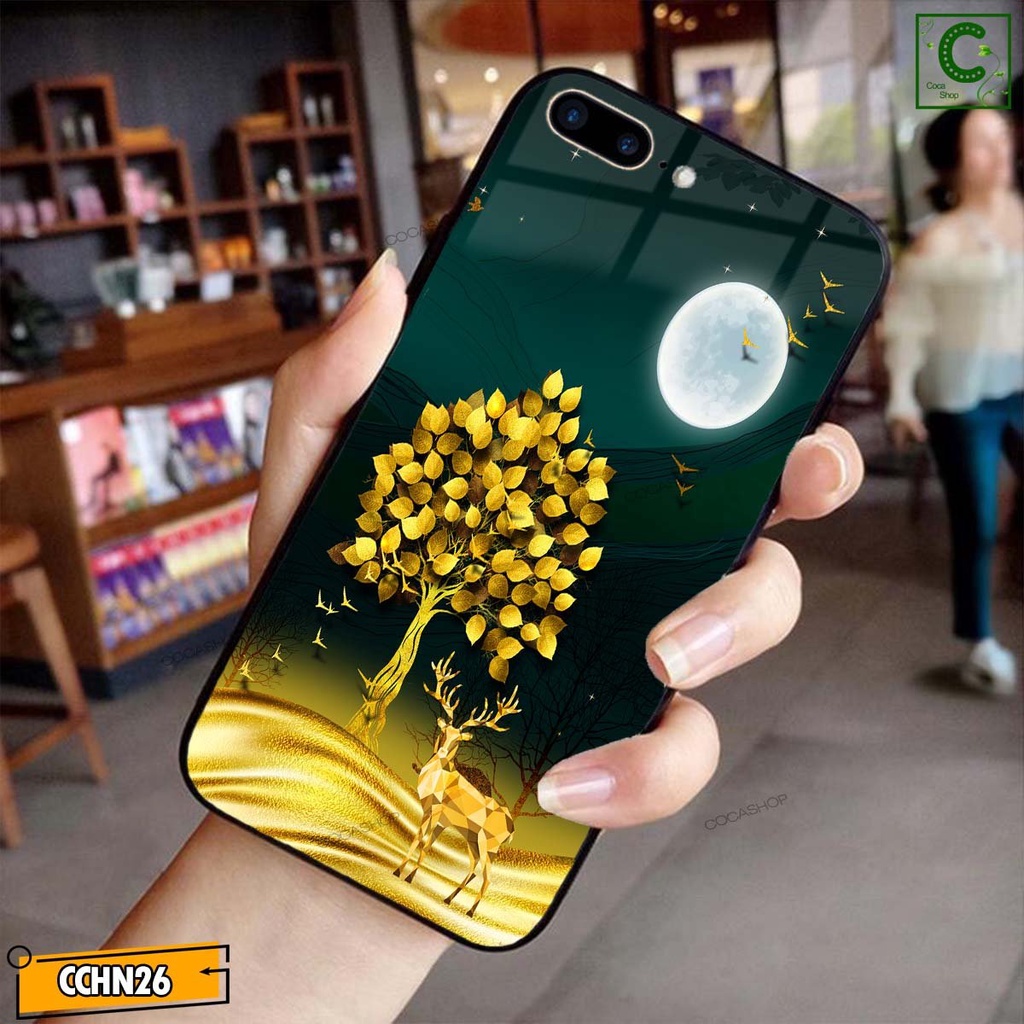 Ốp lưng iphone cao cấp  - Kim tiền vàng may mắn bên hươu tài lộc - 6/6plus/6s/6splus/7/7plus/8/8plus/x/xr/xs/11/12..