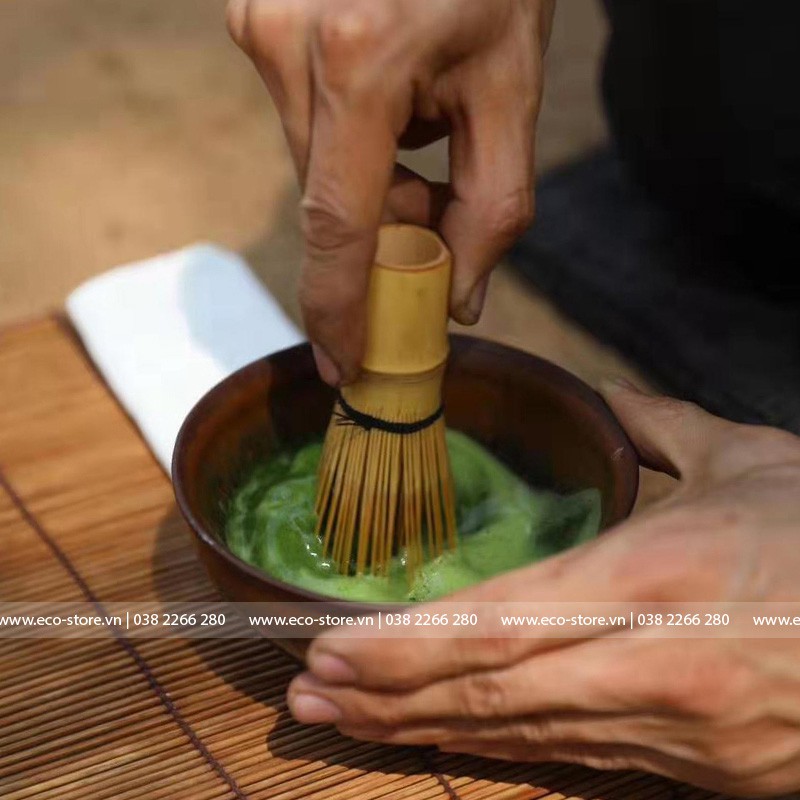 Chổi Đánh Trà Matcha Chasen ONGTRE - Chổi Tre Pha Matcha, Dụng Cụ Trà Đạo Nhật Bản, Matcha Whisk Cao Cấp, Phụ Kiện Trà