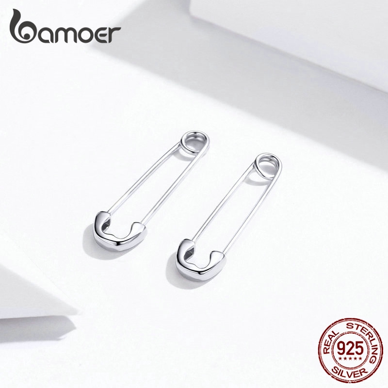 Bamoer Bông Tai bạc 925 Thời Trang