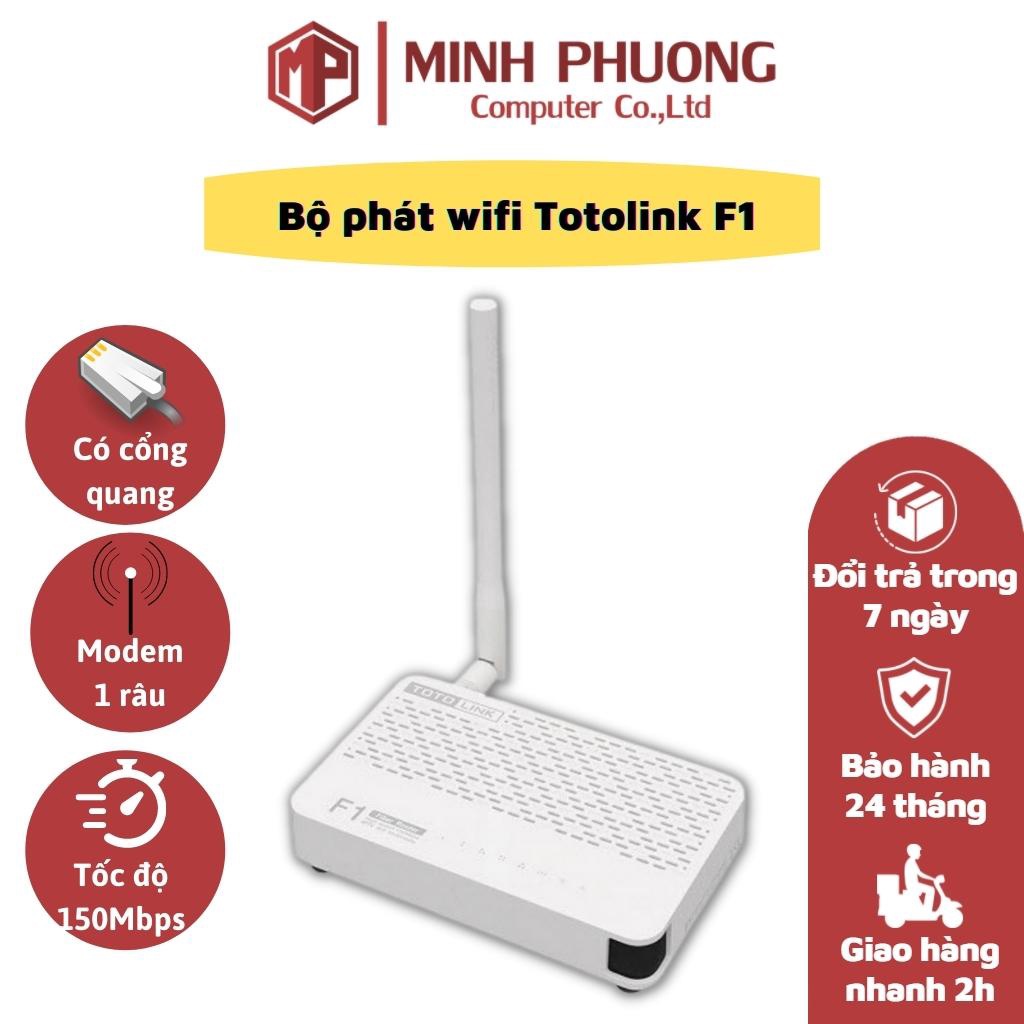 Router WiFi quang chuẩn N 150Mbps Totolink F1 4 cổng LAN Shopee Việt Nam