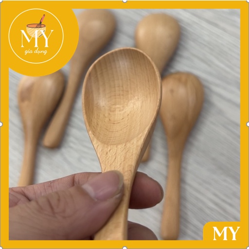 Muỗng Gỗ  16 * 4cm - Muỗng Múc Canh / Trà / Cà Phê Bằng Dành Cho Nhà Bếp
