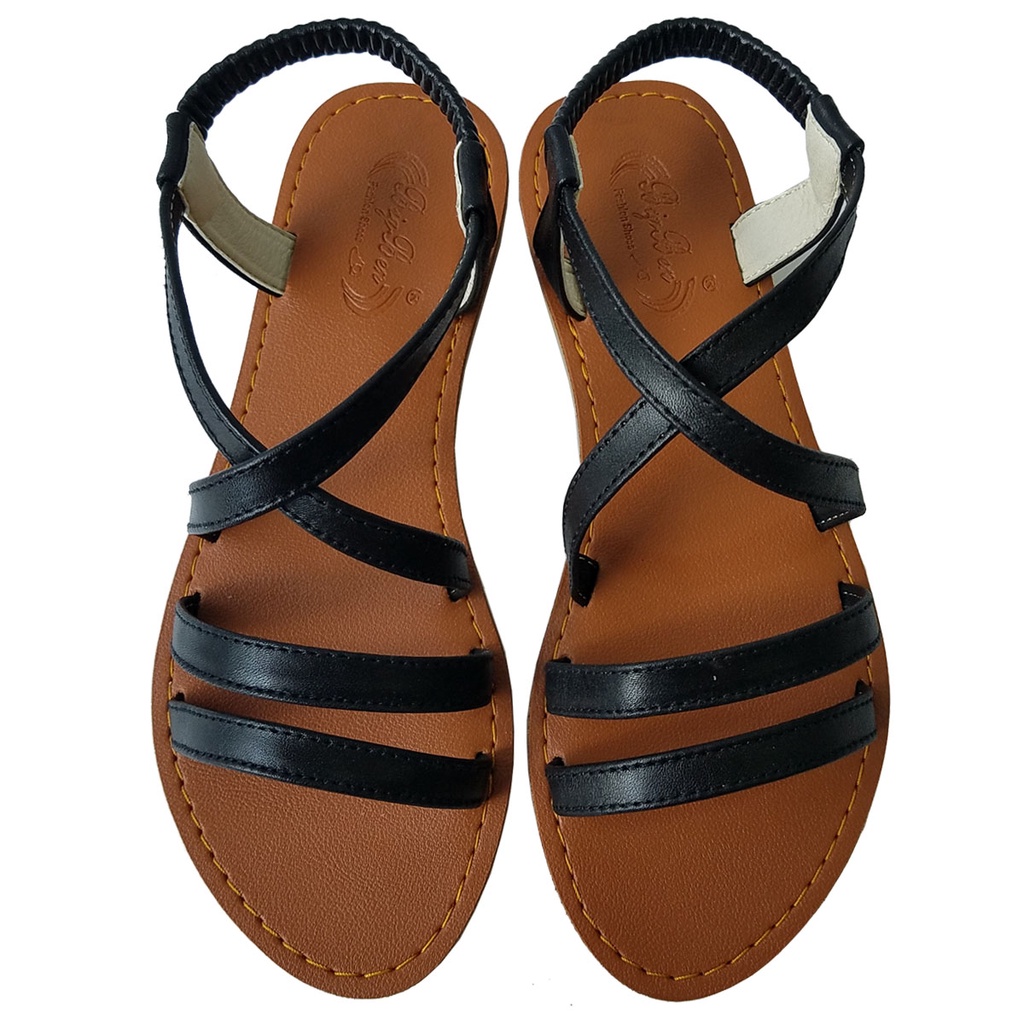 Giày Sandal Nữ Da Bò Thật BIGGBEN Cao Cấp HKD575