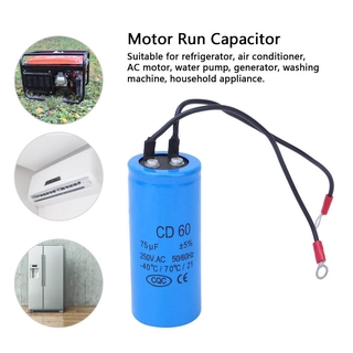 [Iuxishop]Tụ Điện Cd60 Ac 75uf 250v 75mfd Hvac Chuyên Dụng