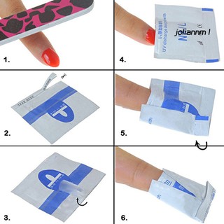 [Hàng mới về] Set 50 miếng gel tẩy sơn móng tay chăm sóc làm đẹp DIY