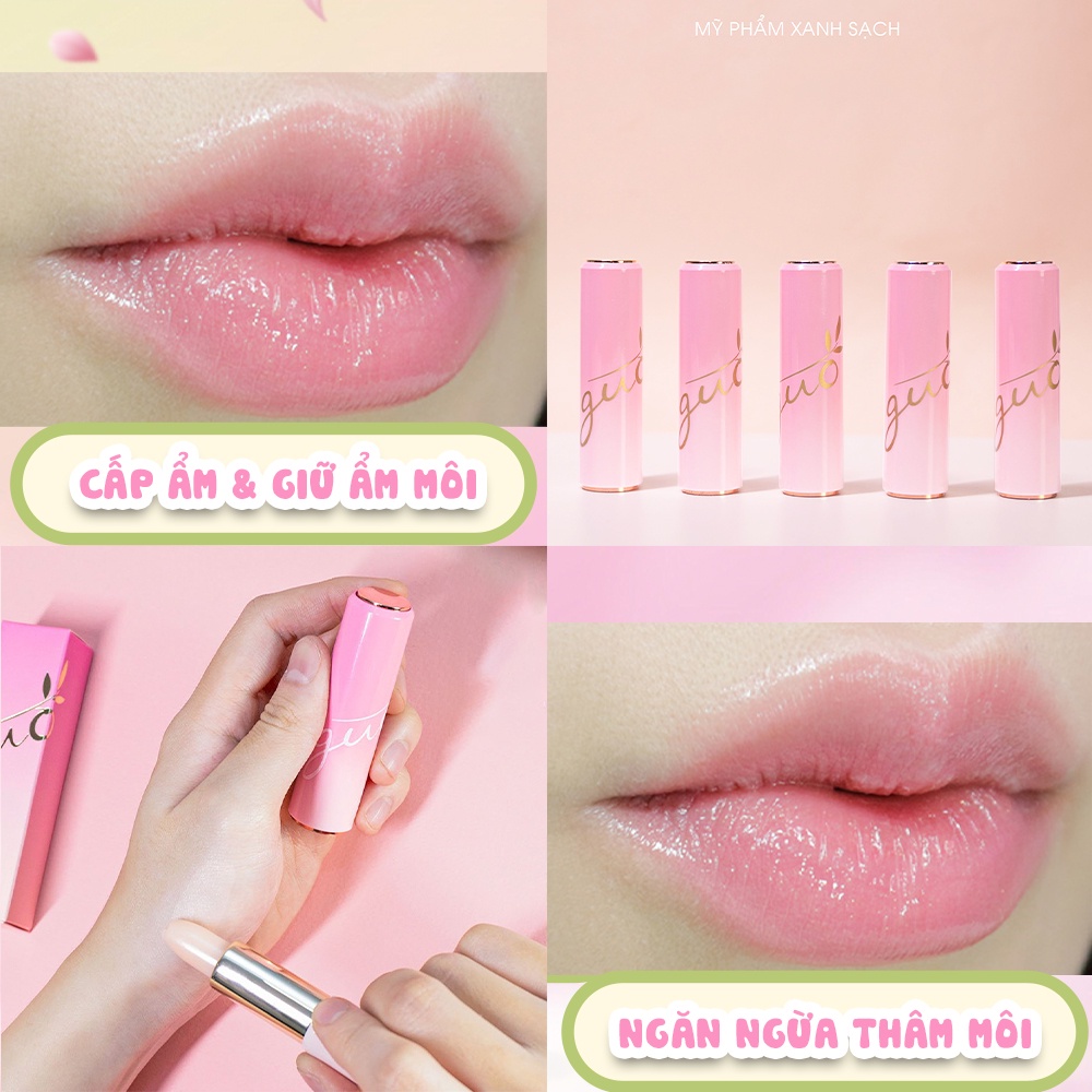 Ảnh Son dưỡng hồng dâu GUO - Rose Touch lip Balm 5gr 4