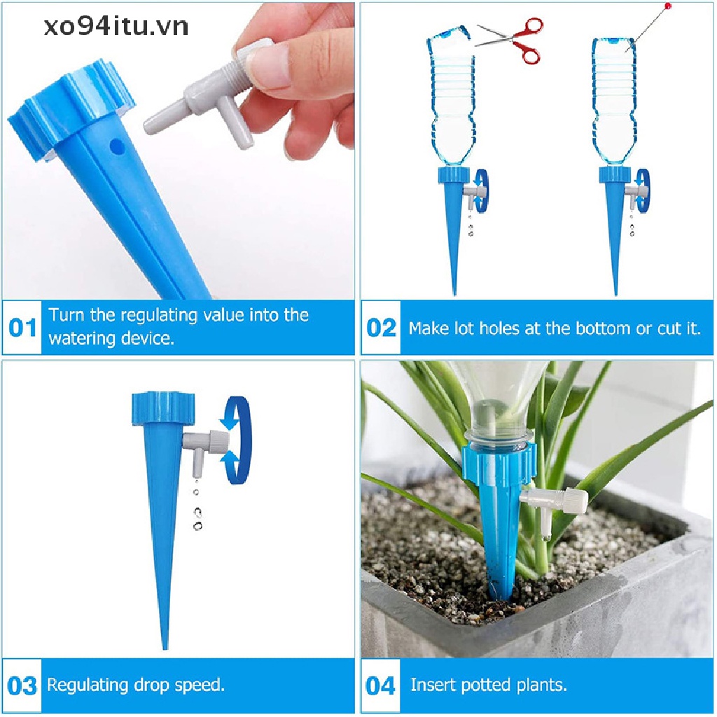 XOITU 10 Chiếc Thiết Bị Tự Tưới Cây Tự Động Tưới Nhỏ Giọt Hoa Tưới Nước VN