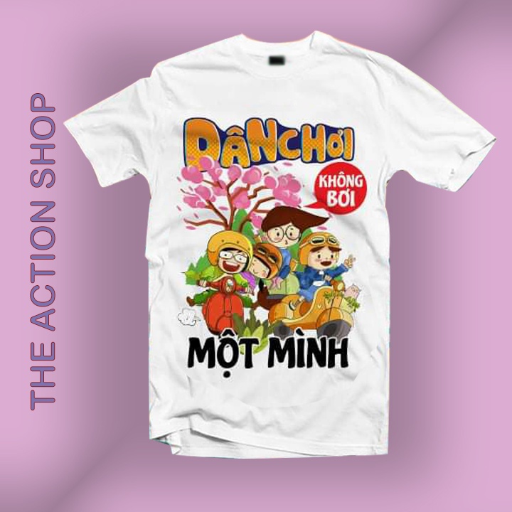 Áo Thun Team Building, Đồng Phục Đi Biển, Vải Cotton 4 Chiều Mềm Mịn Có 4Xl  Và 5Xl Acs13-Acs16 Bin Action | Shopee Việt Nam
