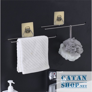 Giá dán tường Inox treo khăn giấy cuộn, Khăn Lau Bếp, giấy vệ sinh, cuộn màng bọc,.. tặng kèm miếng dán GD568-GiaIC