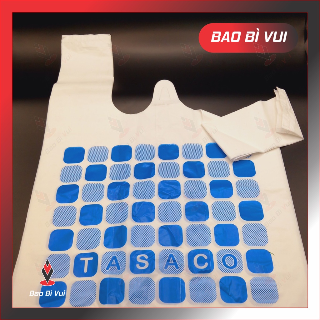 [1kg] Túi xốp siêu thị in logo - BAO BÌ VUI