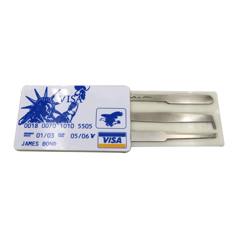Fol 5 Trong 1 Khóa Cầm Tay Sửa Chữa, Bộ Dụng Cụ Chọn Thợ Khóa, Thẻ Dụng Cụ Tượng Nữ Thần Tự Do