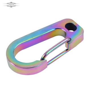 ✅Carabiner Móc Khóa Khóa Hợp Kim Titan Thắt Lưng Kẹp Chống Mất Móc Treo Dụng Cụ