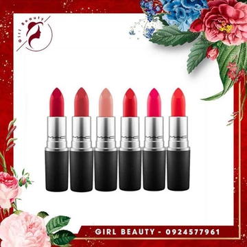Son Mac chính hãng Ruby Woo, Chili, Marrakesh màu cam cháy đỏ gạch cam đất chuẩn Auth date tới 2023 ྇