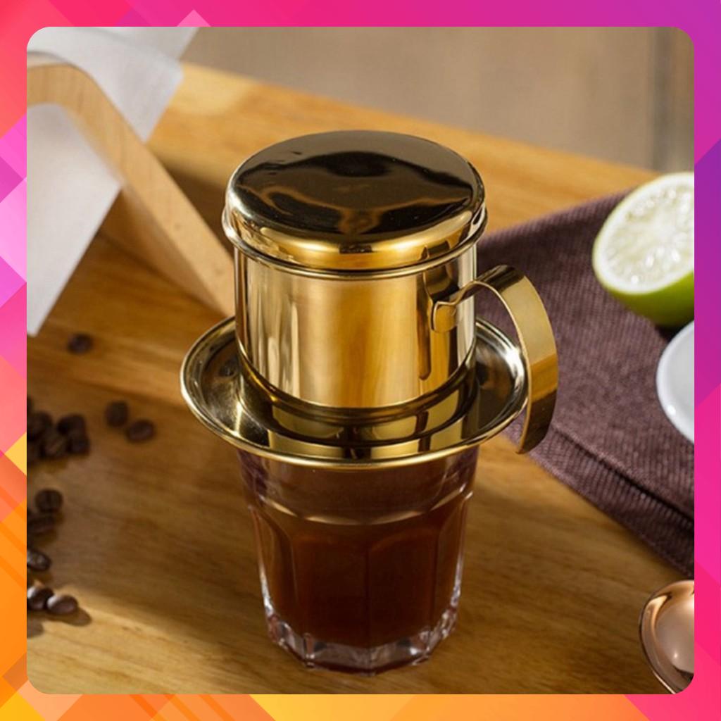 Phin cà phê inox 304 Mạ Vàng / Đen / Trắng | Shopee Việt Nam