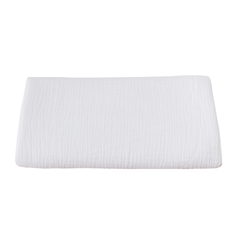 Hai lớp vải gạc cotton crepe chất liệu may thân thiện với môi trường 100% vải cotton DIY để chăm sóc gạc lưới cotton hoặc khăn ăn cho bé W300530