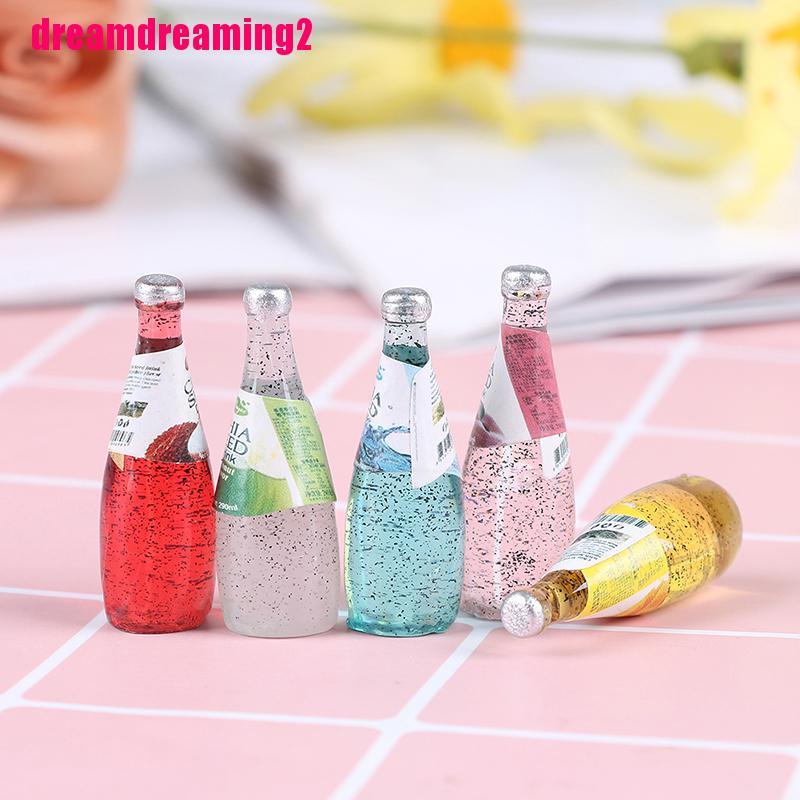 Bộ 5 mẫu chai nước đáng yêu dành cho tỷ lệ trang trí nhà búp bê
