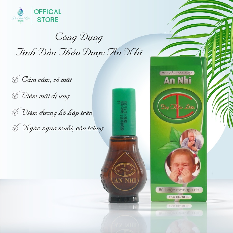 Ảnh Tinh Dầu An Nhi Dạ Thảo Liên ( 20ml) Thảo Dược Thiên Nhiên giúp làm sạch, thông thoáng đường hô hấp 3