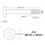 Btsg 6 -32x30mm Máy Tính PC Cho Vỏ Vít Card Video Tản Nhiệt Nước Quạt Làm Mát Kéo Dài Phillips Flat Cho Đầu Moun