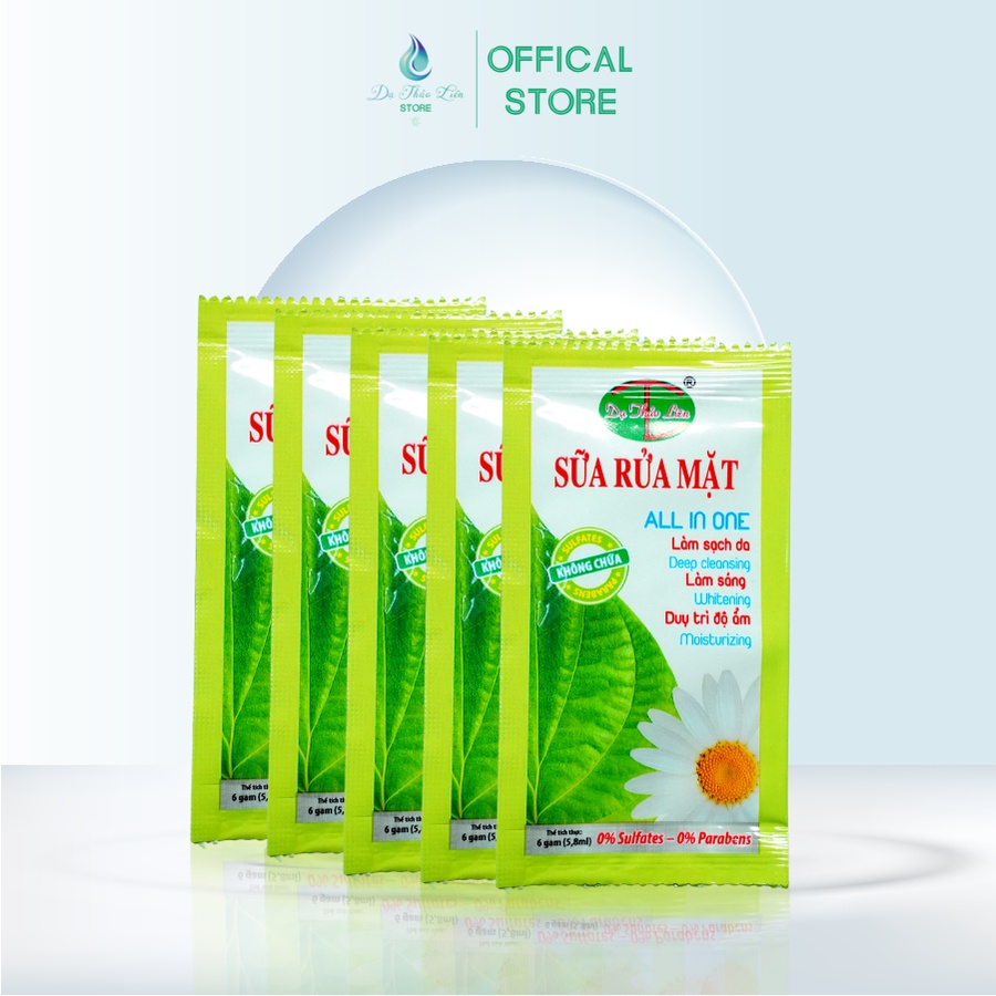 Ảnh Sữa Rửa Mặt Dạ Thảo Liên 5,8g 6ml giúp làm sạch nhanh chóng, dưỡng ẩm và trẻ hóa làn da 1