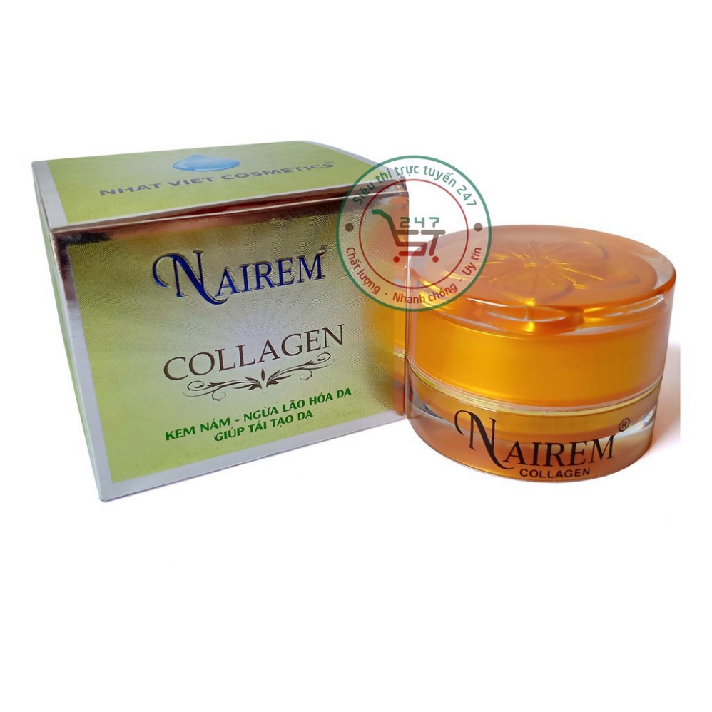 Kem Nám Tàn nhang Ngừa lão hóa da Giúp tái tạo da Nairem 13g (Vàng nhạt)