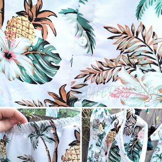 Set bộ nữ đi chơi, set bộ gia đình 4 người du lịch mùa hè mẫu dừa sứ