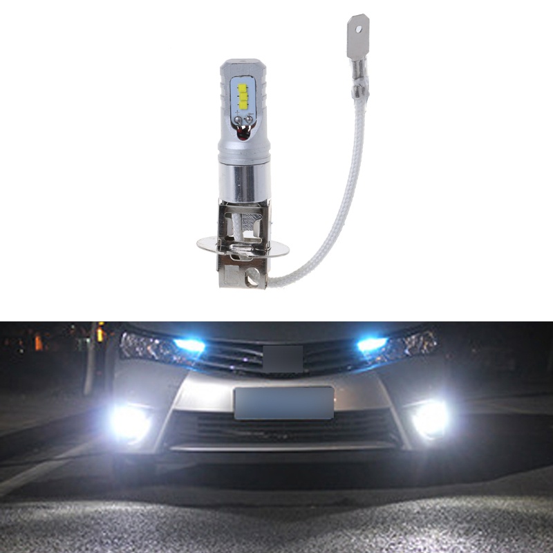 Mon Tự Động Đèn Pha Sương Mù Bulds H3 LED DC12V-24V 6000K 80W Bóng Đèn LED Thay Thế