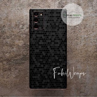 Miếng Dán Skin Mặt Lưng FULL Viền Honeycomb Fold 4 Fold 3 Flip 3 Flip 4 S24 Ultra Note 20 Ultra S23 S22 S21 plus