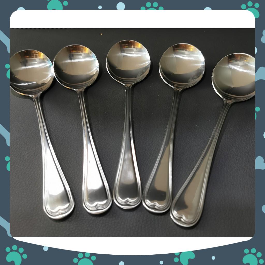 BỘ 5 MUỖNG INOX ĂN SÚP CAO CẤP | Shopee Việt Nam