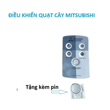 Remote Điều Khiển Quạt Mitsubishi Đứng LV16- Quạt Treo Tường W16-Remote Mitsubishi