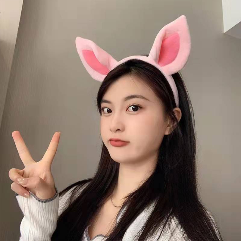 Ff Băng Đô Cài Tóc Hình Tai Heo Hồng Trang Trí Tiệc Tùng Lễ Hội Cho Nữ