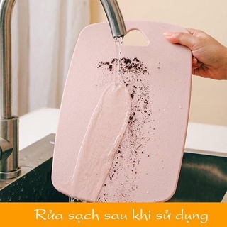 Set 3 thớt nhựa kháng khuẩn, an toàn chống trơn trượt ,thớt nhiều màu chống nấm mốc { H }