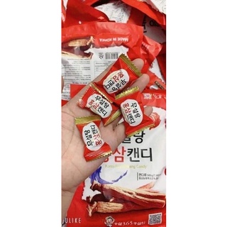 Kẹo Hồng Sâm Không Đường Đỏ 500Gr