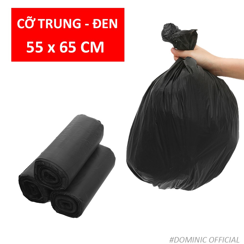 Túi Đựng Rác Tự Hủy Bịch 3 Cuộn 1KG Túi Bóng Bao Bịch Rác Cuộn Nilong ...