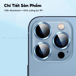 Kính Cường Lực Camera iPhone 17 Pro Max Viền Nhôm CNC
