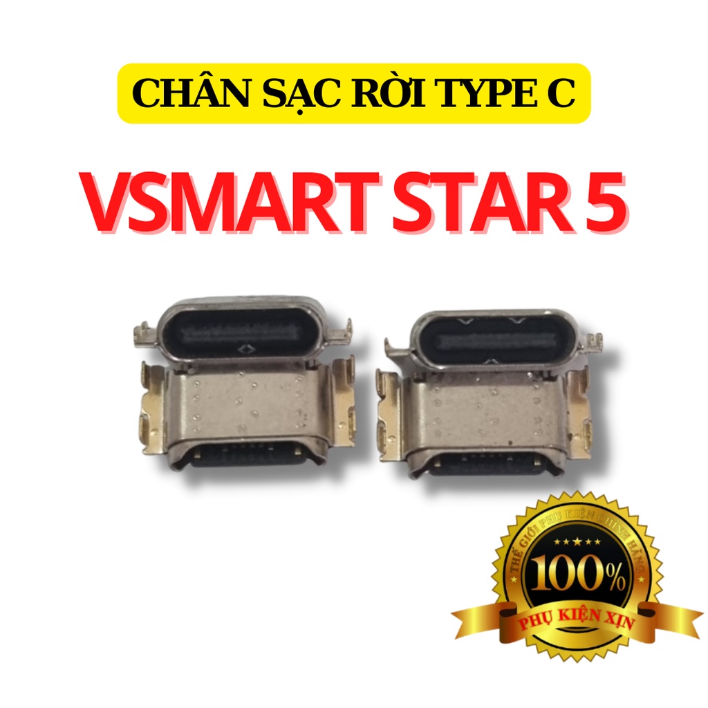 Chân Sạc Rời Vsmart STAR 5 Type C Dùng Thay Thế Hàng Chính Hãng