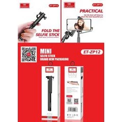 Gậy tự sướng Chụp Hình Earldom ZP-12-nhỏ gọn, thanh lịch, tùy ý thay đổi đọ dài-hàng chình hãng-bảo hành 12 tháng