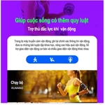 Vòng tay đồng hồ thông minh Đo nhịp tim huyết áp Theo dõi giấc ngủ Đếm số bước chân Chống nước 50m Selfie từ xa Nhắ Tặng — ảnh 2