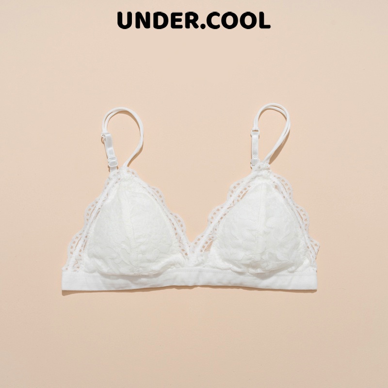 Áo Lót Ren UNDERCOOL 2 Dây Mỏng Nhẹ Thoải Mái Cực Mềm Mịn Cực Yêu AL46