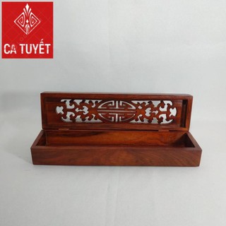 (RẺ NHẤT) HỘP ĐỰNG ĐŨA GỖ HƯƠNG TRẠM ĐỤC CỰC ĐẸP ( ẢNH THẬT 100%)