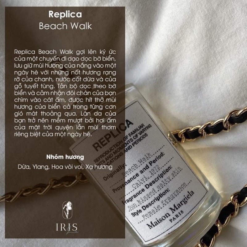 [Mini 7ml] Nước hoa Replica Maison Beach Walk EDT (dạng chấm)