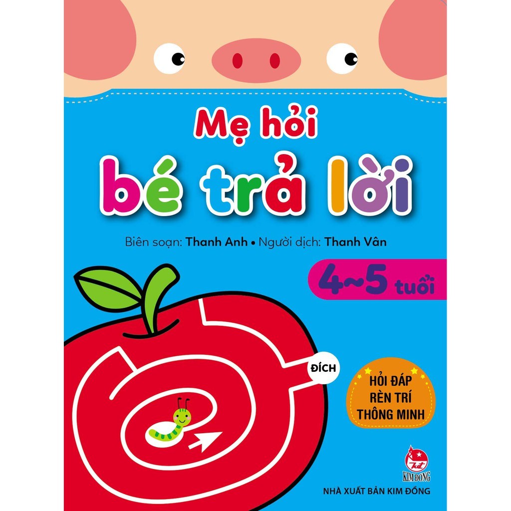 Ảnh Sách - Bộ 5 Cuốn - Mẹ Hỏi Bé Trả Lời: Hỏi Đáp Rèn Trí Thông Minh - Chọn Lẻ 1