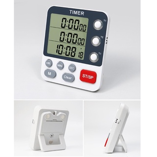 Đồng Hồ Hẹn Giờ Kỹ Thuật Số 3 Kênh Đếm Ngược / Âm Lượng 3 Mức Độ