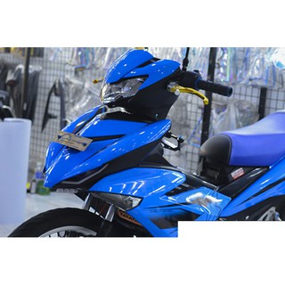 Tem trùm exciter 150 xanh đen mẫu mới, độ team trùm decal xe máy ex dán đời 2015-2020
